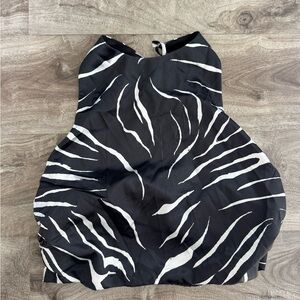 Zara Stylish Black and White Women's Top